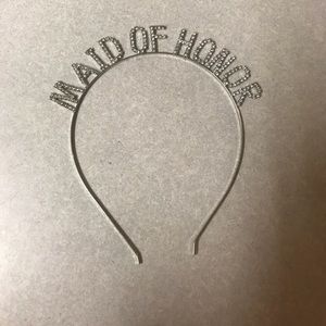 Maid of honor head band